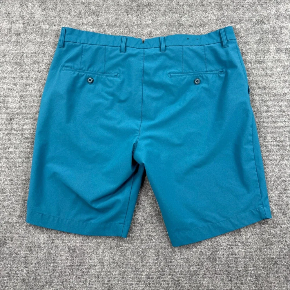 J.Lindeberg Eloy Golf Shorts Size‎ 38 Teal Blue Performance Active Flaw Men's